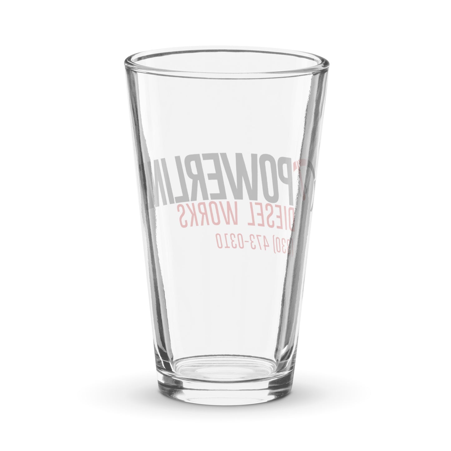 Shaker pint glass